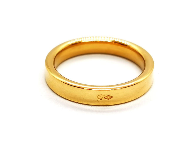 Bague 51 Alliance - Bague en or jaune 18 carats 58 Facettes 1178326CD