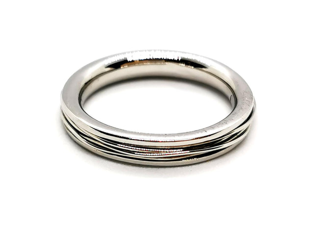 Bague 55 Alliance - Bague en or blanc 18 carats 58 Facettes 1178339CD