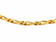 Collier Collier maille cheval alternée en or jaune 18 carats 58 Facettes 1179553CD