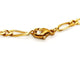 Collier Collier maille cheval alternée en or jaune 18 carats 58 Facettes 1179553CD