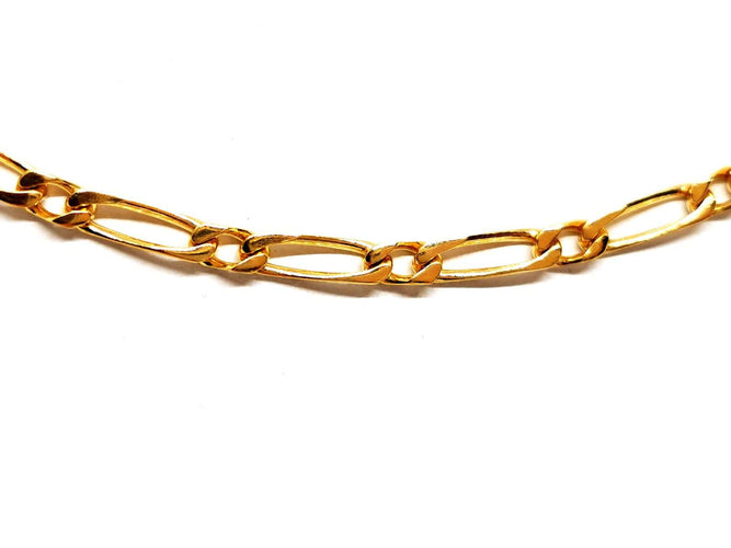 Collier Collier maille cheval alternée en or jaune 18 carats 58 Facettes 1179553CD