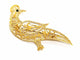 Broche Broche Paon Or jaune Diamant, Emeraude 58 Facettes 1186435CN