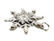 Pendentif Pendentif Flocon Or blanc Diamant 58 Facettes 1186459CN