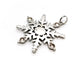 Pendentif Pendentif Flocon Or blanc Diamant 58 Facettes 1186459CN