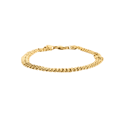 Bracelet Bracelet maille américaine fine en or jaune 18 carats 58 Facettes BO/240036/