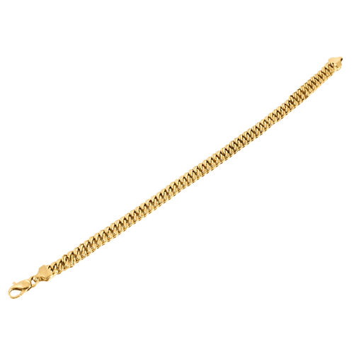 Bracelet Bracelet maille américaine fine en or jaune 18 carats 58 Facettes BO/240036/