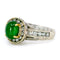 Bague 54 Bague cabochon émeraude et diamants en or 14 ct 58 Facettes E67256F434934830B7C565629B701C58