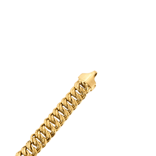 Bracelet Bracelet maille américaine fine en or jaune 18 carats 58 Facettes BO/240036/