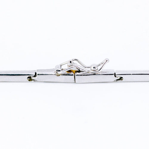 Collier Collier en or blanc 18 ct avec diamant taille brillant 58 Facettes 5426777A8BC64C87AD7642D140E4708F