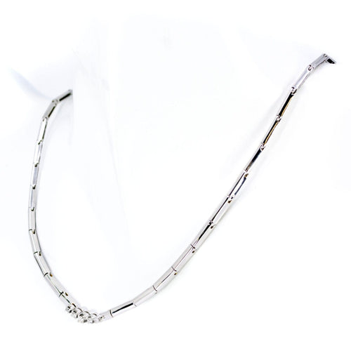 Collier Collier en or blanc 18 ct avec diamant taille brillant 58 Facettes 5426777A8BC64C87AD7642D140E4708F
