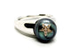 Bague 51 Bague en or blanc 18 carats avec perle de Tahiti et diamants 58 Facettes 1292003CN