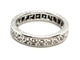 Bague 50 Alliance tour complet - Bague en or blanc 18 carats et platine, diamants 58 Facettes 1292048CN