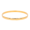 Bracelet Bracelet demi-jonc ovale bombé en or jaune 18 carats 58 Facettes 1292185CN