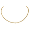 Collier Collier maille ovale en or jaune 18 carats 58 Facettes 1292211CN