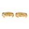 Boutons de manchette Cartier Boutons de manchette Trinity Or blanc, Or jaune, Or rose 58 Facettes 1292298CN