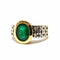 Bague 52 Bague vintage émeraude & diamants 58 Facettes