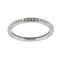 Bague Bliss - Bague éternelle en or blanc 18 ct avec diamants 0,50 ct 58 Facettes 13193