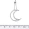 Collier Collier - Pendentif lune en or blanc 18 carats et diamants 58 Facettes 13249