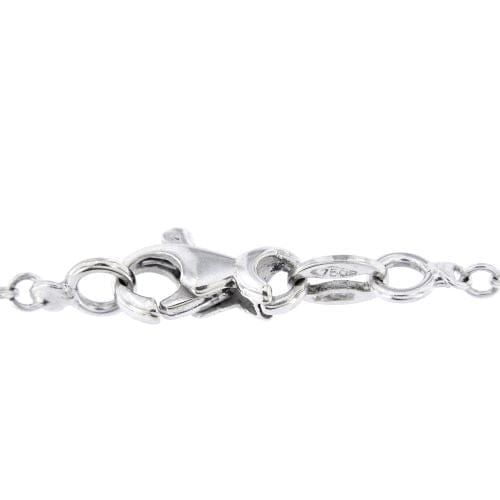 Collier Collier - Pendentif lune en or blanc 18 carats et diamants 58 Facettes 13249