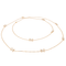 Collier Chaumet Collier Sautoir Jeux de liens Or rose, Nacre Diamant 58 Facettes 1347094CN