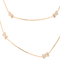 Collier Chaumet Jeux de liens - Collier sautoir en or rose, nacre et diamants 58 Facettes 1347094CN