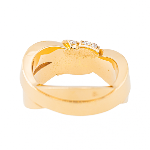 Bague 53 Chaumet Lien Séduction - Bague Liens en or rose et diamants 58 Facettes 1347095CN