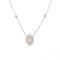 Collier Collier marquise diamants or blanc 58 Facettes
