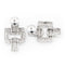 Boucles d'oreilles Art déco - Boucles d’oreilles en platine et or blanc avec diamants 58 Facettes 1352343CN