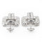 Boucles d'oreilles Art déco - Boucles d’oreilles en platine et or blanc avec diamants 58 Facettes 1352343CN