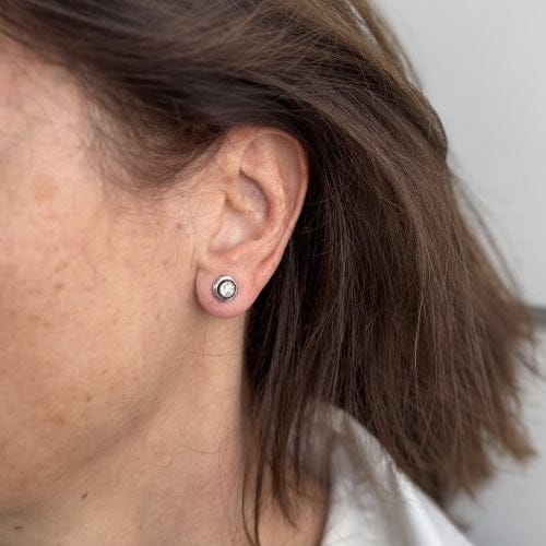 Boucles d'oreilles Boucles d’oreilles point de lumière en or 18 ct et diamants 0,50 ct 58 Facettes 13584
