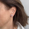 Boucles d'oreilles Boucles d’oreilles point de lumière en or 18 ct et diamants 0,50 ct 58 Facettes 13584