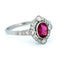 Bague 55 Quatrefoil - Bague en platine avec rubis et diamants 58 Facettes 5D1A72A5A0884D5C906DB26350BA9C87