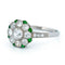 Bague 55 Bague Art déco en platine avec diamant et émeraude 58 Facettes 7C11E51AFABA42F8BF63AAF896CCE3A7
