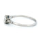Bague 55 Solitaire - Bague en platine avec diamant et saphirs 58 Facettes 373E6EC83FDC495992EAD2778E11E290
