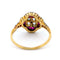 Bague 52.5 Bague Art déco en or 18 carats avec diamants et rubis 58 Facettes DBE58F7FF65C44918D0DCF5FC1D33ADB