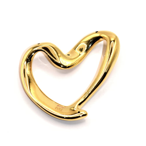 Pendentif Pendentif cœur en or jaune 18k 58 Facettes 93482998