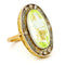 Bague 57 Bague cluster Art déco en or jaune 14k et platine, spinelle et diamants 58 Facettes 6F8F1FBB2B0042358917E69756857F53