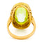 Bague 57 Bague cluster Art déco en or jaune 14k et platine, spinelle et diamants 58 Facettes 6F8F1FBB2B0042358917E69756857F53