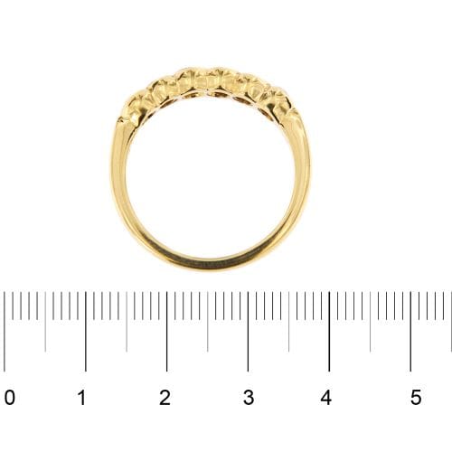 Bague 52 Bague rivière - Diamants 0,50 ct en or jaune 18 kt 58 Facettes 14330