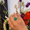 Bague 55 Adamse - Bague solitaire émeraude en or 14 carats 58 Facettes 06573269DF1B4AA79ED1C3B803CC1203
