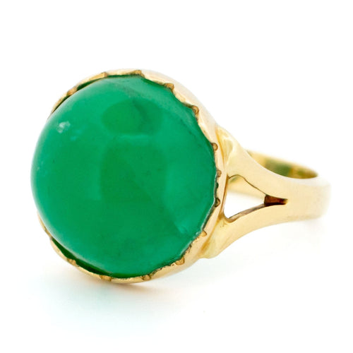 Bague 55 Adamse - Bague solitaire émeraude en or 14 carats 58 Facettes 06573269DF1B4AA79ED1C3B803CC1203
