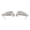 Boucles d'oreilles Boucles d’oreilles en or blanc 18 carats et diamants taille brillant 58 Facettes 1442757CN