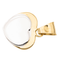 Pendentif Pendentif cœur en or jaune et or blanc 18 carats 58 Facettes 1468597CN