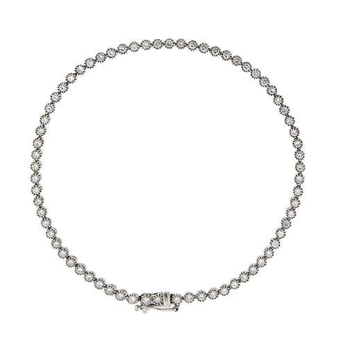 Bracelet Bracelet tennis en or blanc 18 kt avec diamants 2,76 ct 58 Facettes 14758