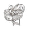 Broche Broche fleur en or blanc 18 carats et diamants 58 Facettes 1480252CN