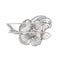 Broche Broche fleur en or blanc 18 carats et diamants 58 Facettes 1480252CN