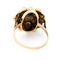 Bague 61 Bague grappe de fleurs en or jaune 14 carats et corail 58 Facettes A033A196016C42458FA8D433E0C85F83