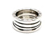 Bague 48 Bulgari B.Zero1 - Bague 2 rangs en or blanc 18 carats 58 Facettes 1512617CN