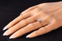 Bague 55 Bague « Toi et Moi » Belle Époque en or rouge 14K et diamants 58 Facettes 15181-0103