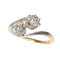 Bague 55 Bague « Toi et Moi » Belle Époque en or rouge 14K et diamants 58 Facettes 15181-0103